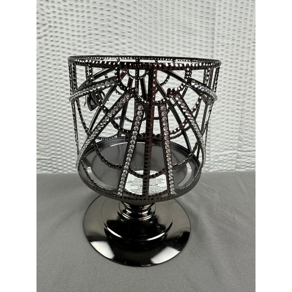 Bath & Body Works PURPLE GEM SPIDER 3 Wick Candle Holder Halloween - Picture 4 of 7